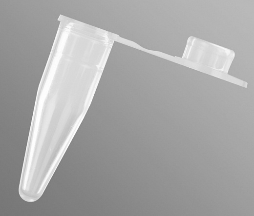 Пробирки для ПЦР, 0,2 мл, плоская крышка, бесцветные, 1000 шт./уп., 10 уп./кор.