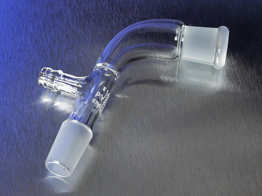 Аллонж изогнутый с отводом, 14/20