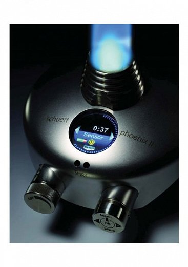 Горелка газовая Phoenix II accu, дисплей, выбор языка, поджиг от сенсора, педали, работа от батарейки