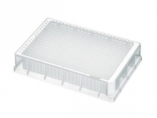 Планшет глубоколуночный, 384/200, DNA LoBind, белая рамка, 40 шт.