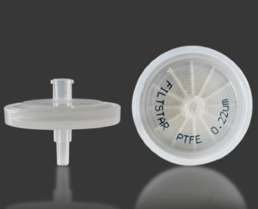 Фильтрующая насадка, d пор 1,0 мкм, d мембраны 33 мм, политетрафторэтилен (PTFE), гидрофобный