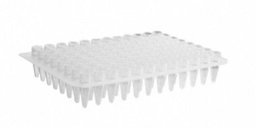 Планшеты для ПЦР, 96-лун., без юбки, бесцветные, 10 шт./уп., 50 шт./кор.