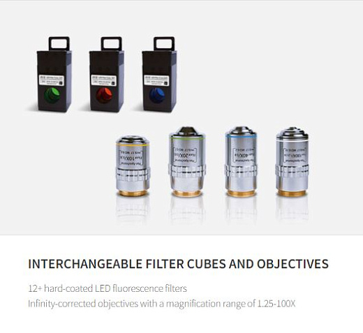 Система визуализации Celena S механический столик, до 5 объективов, 3 светофильтра, цифровая камера в комплекте (объективы)