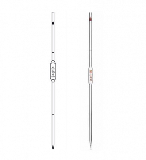 Пипетка Мора, 25 мл, НС, исполнение 2, 2 класс точности, одна метка, 1 шт.