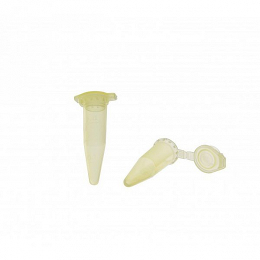 Пробирки 1,5 мл типа Эппендорф, до 30 000g, с замком Safe-Lock, желтые, 1000 шт./уп.