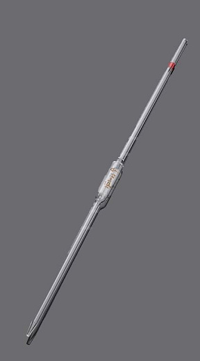 Пипетка волюметрическая, 0,5 мл, одна метка, стекло класса AS, USP, серификат на лот, Glassco