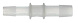 Переходник редуцирующий, 5/16" ID x 1/4" ID/ Masterflex, HDPE, Straight, Hose Barb Reducer
