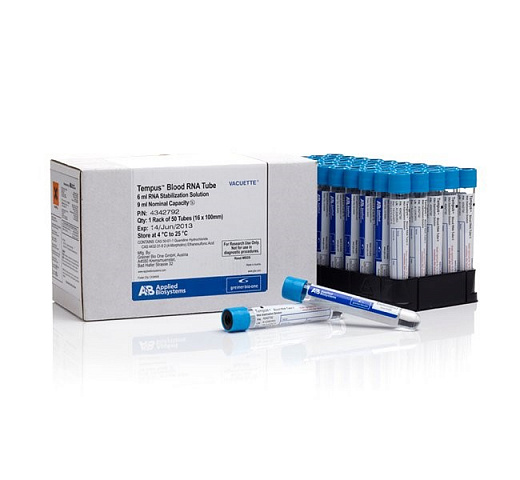 Пробирки Tempus для стабилизации РНК в образцах крови для последующего анализа, Thermo FS