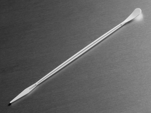 Микрошпатель двухсторонний, один конец заострён, стерильный, инд. уп., 100 шт./кор.