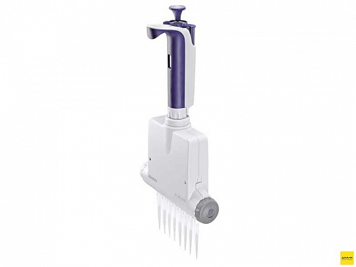 Автоматическая пипетка механическая 5-50 мкл, 8-канальная, с переменным расстоянием между наконечниками, LA8-50XLS