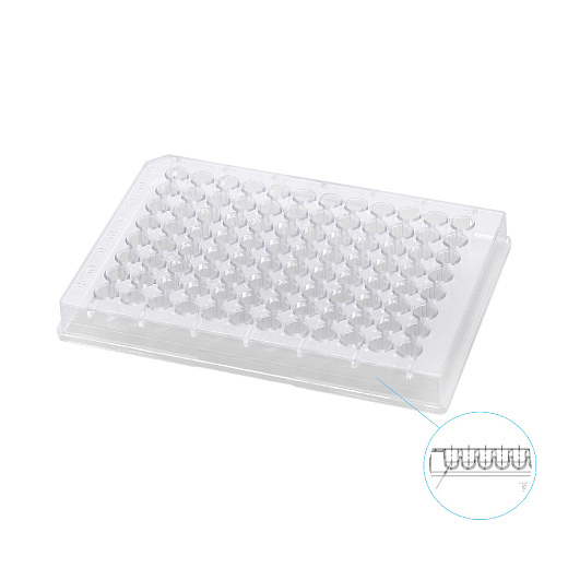 Планшеты 96 луночные, ИФА, круглодонные, прозрачные, стерильные, 1 шт./уп., Sovtech